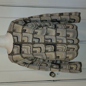 Hand Knit -Robert Scott linen & Cotton cardigan